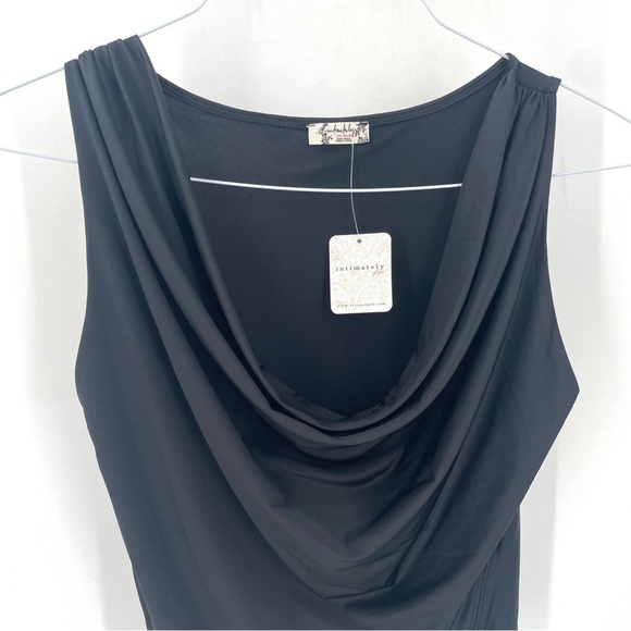 Intimately Free People NWT City Nights Tuck In Top Black - Picture 7 of 11